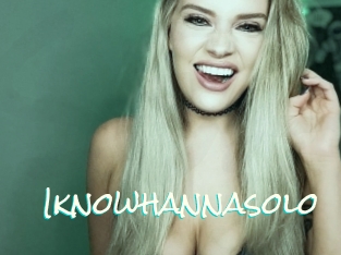 Iknowhannasolo